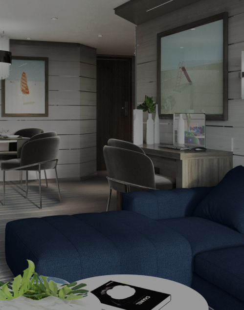 All bedrooms feature oak panelling and mood lighting controlled via your phone 2.