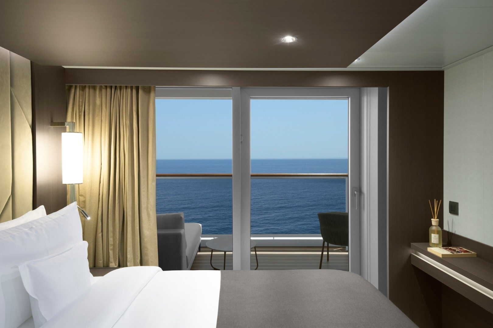 Luxury Penthouse Suites With A Private Balcony Overlooking The Ocean From The Rooftop photo