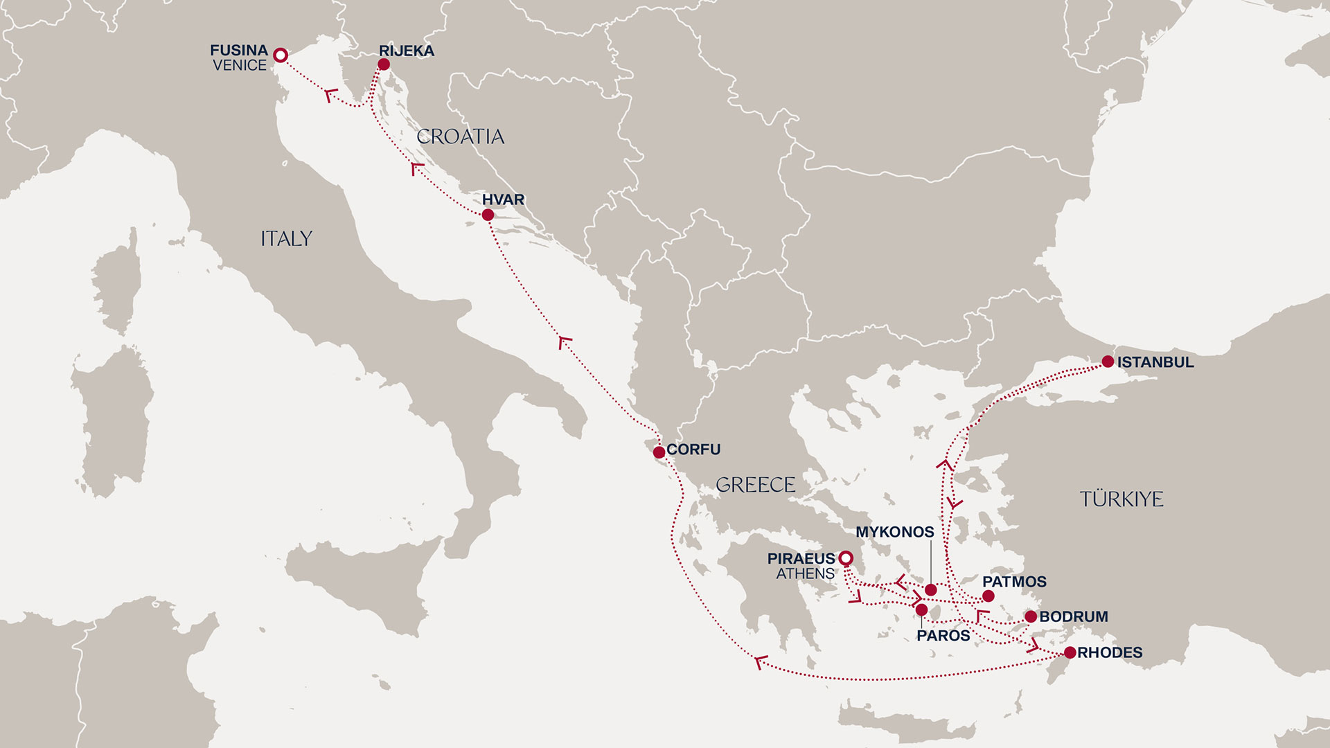 An Extended Journey into Sensory Delights & Striking Nature Itinerary Map